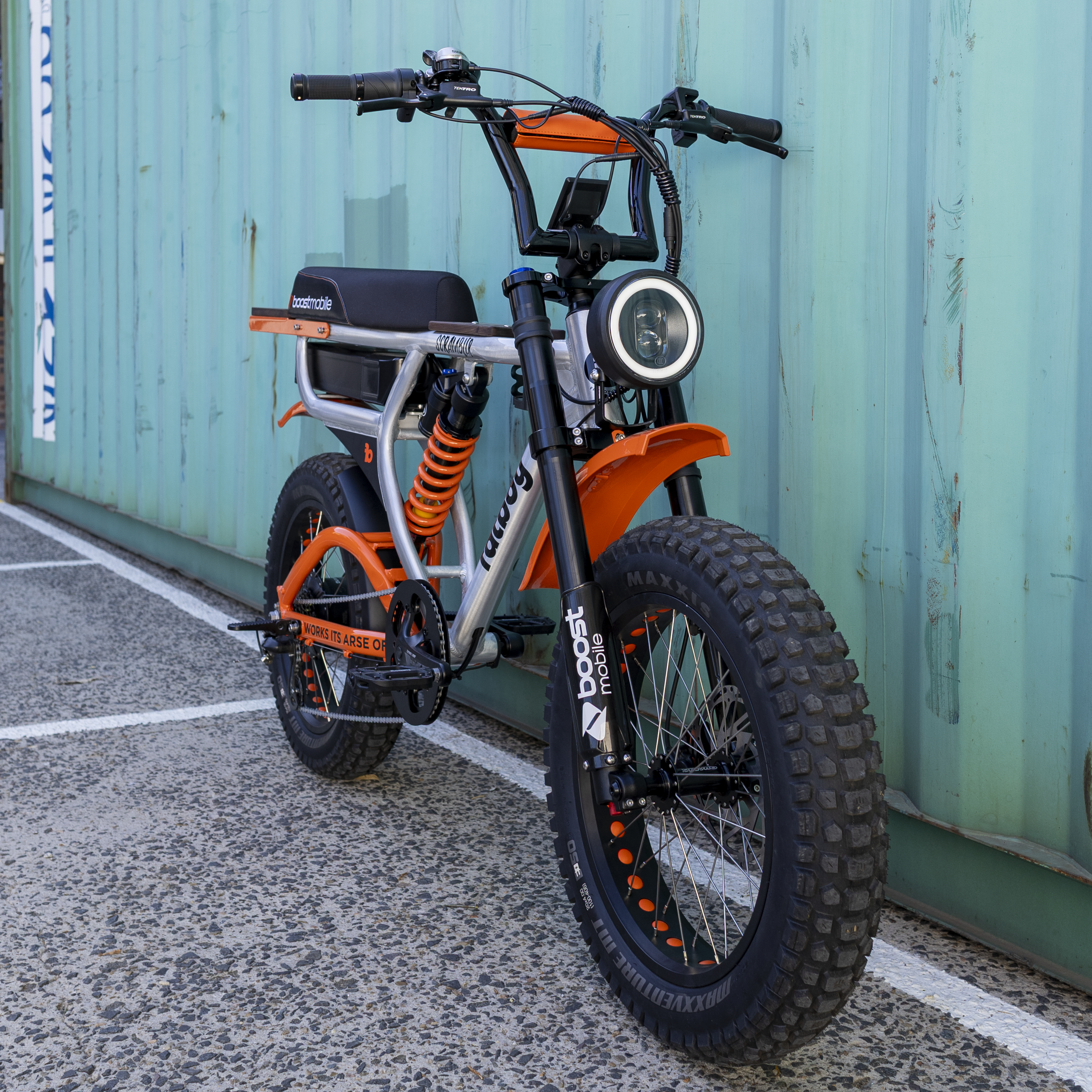 CUSTOM: Boost Mobile x Fatboy Scrambler