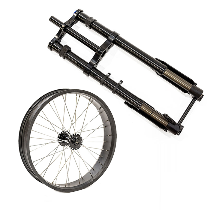 KKE x Fatboy Premium FRONT Suspension Upgrade for Harlem & Scrambler V2