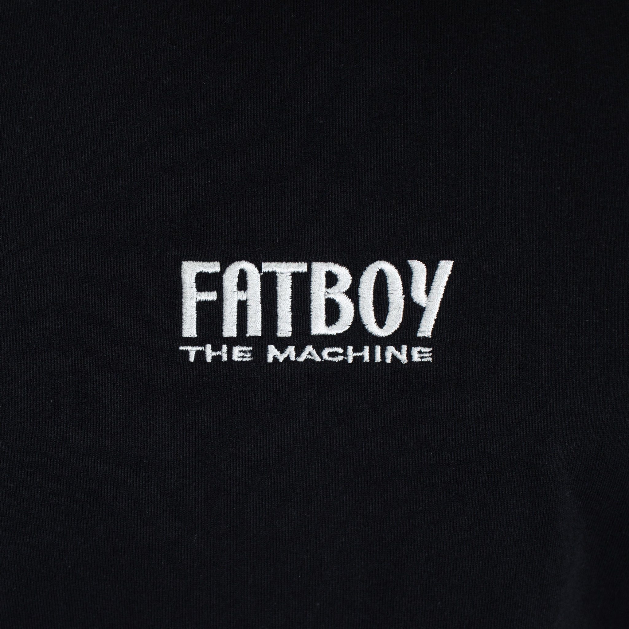 Fatboy Tee - Fatboy Embroidered Black