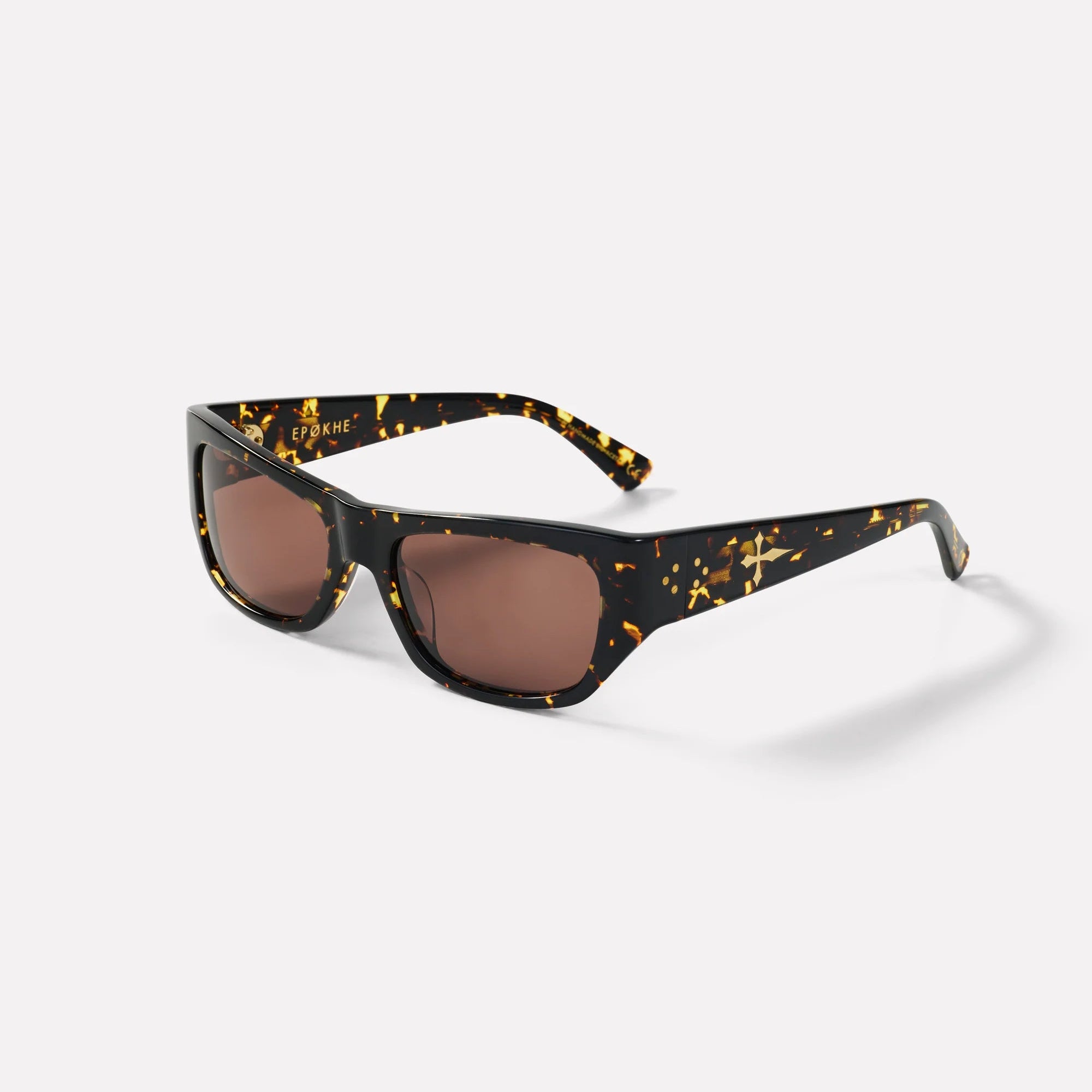 Memphis - Crystal Dark Tortoise Poliert / Bronze