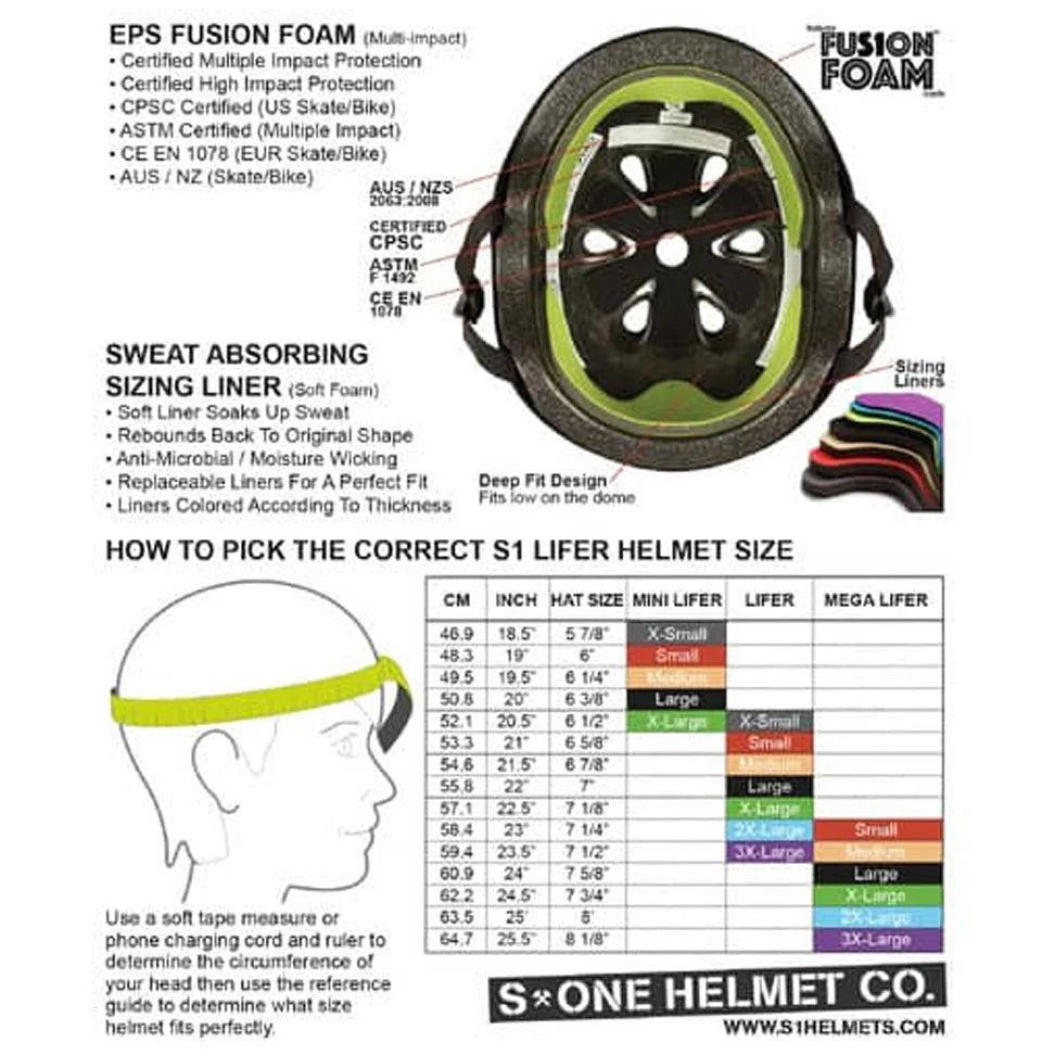 S1 Helm Mega Shell Schwarz