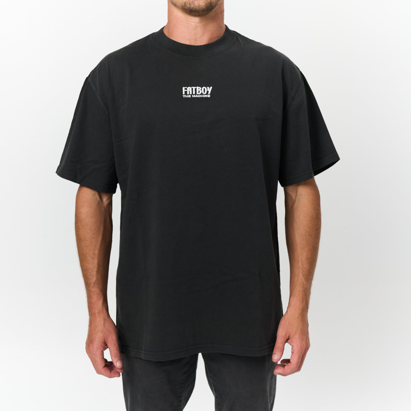 Fatboy Tee - Fatboy Embroidered Coal