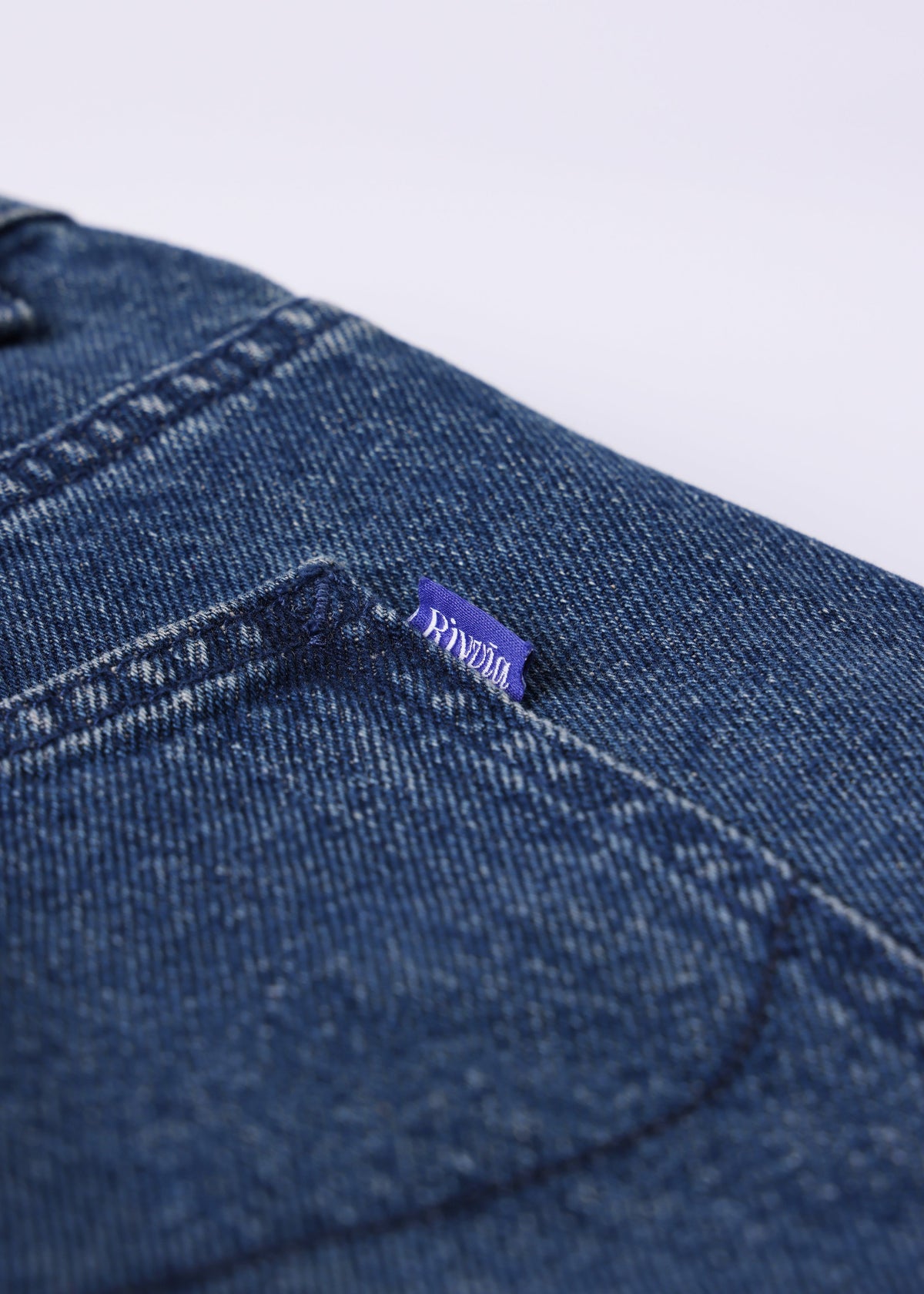 DAILY DENIM PANT : DARK BLUE WASH