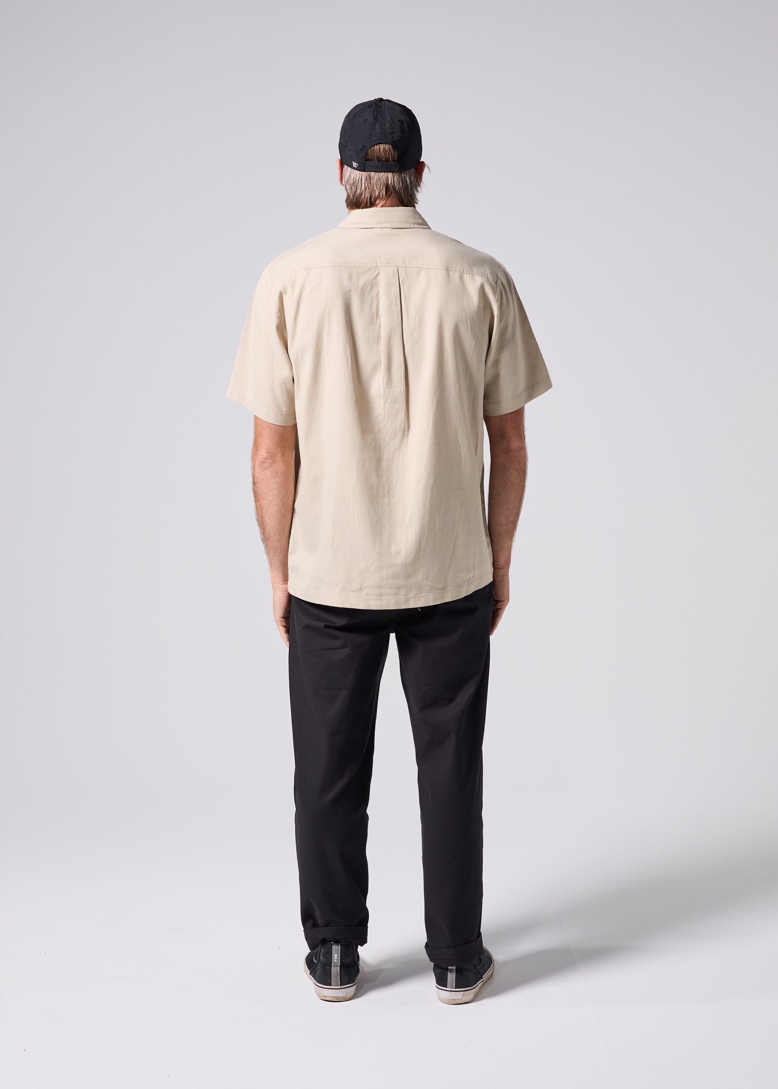 VV WORLD CONNECTION SS SHIRT : BONE