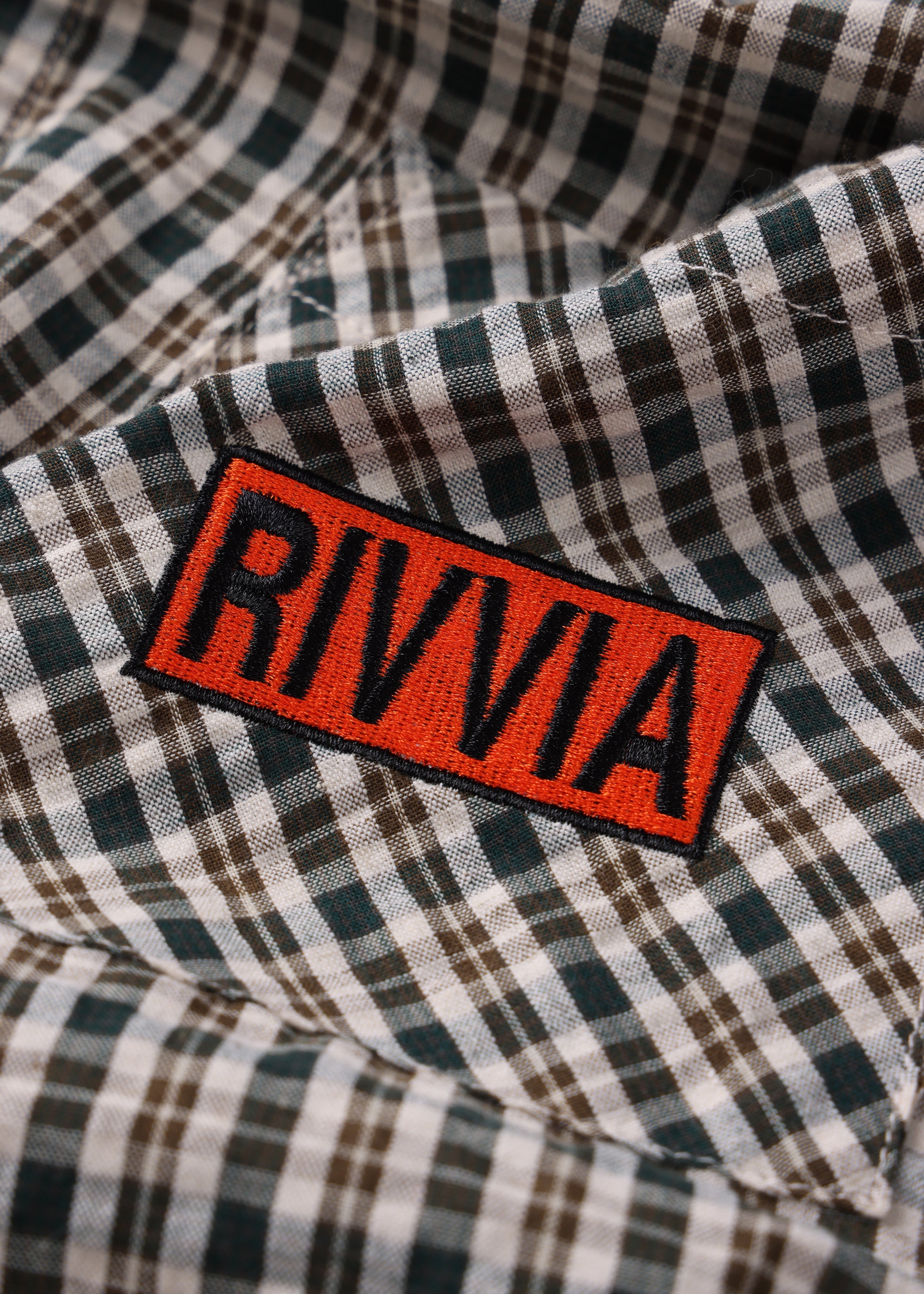 BOX LOGO SS SHIRT : GREEN CHECK