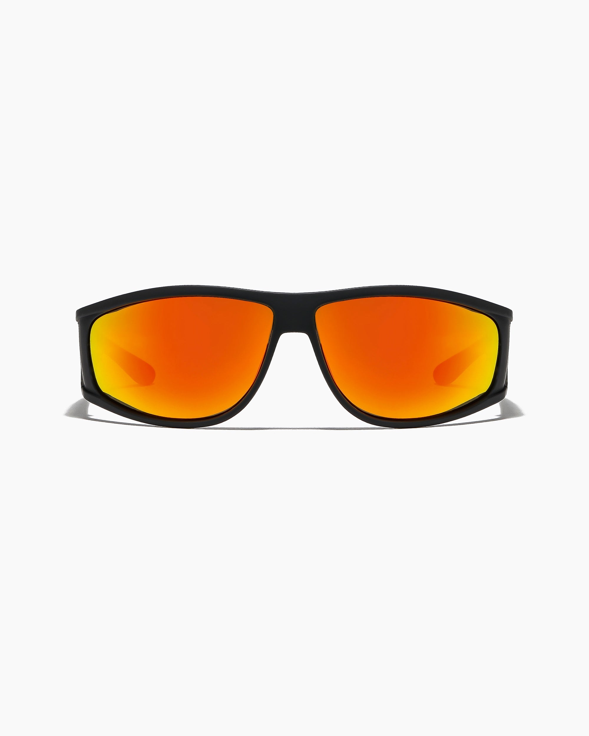 THE VACATIONER - MATTE BLACK / ORANGE REFLECTIVE POLARISED