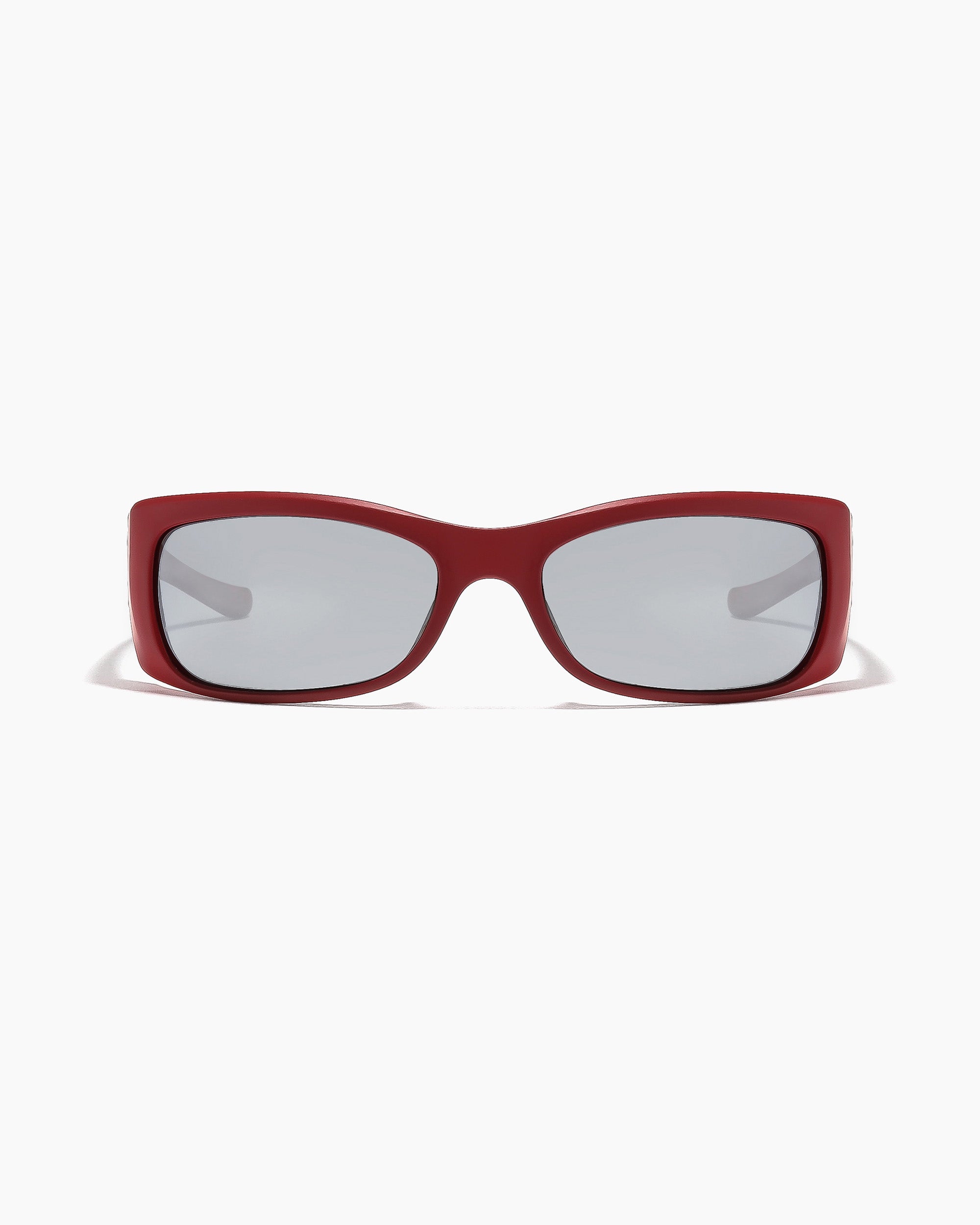 SABOTAGE - MATTE DARK RED / BLACK MIRROR POLARISED