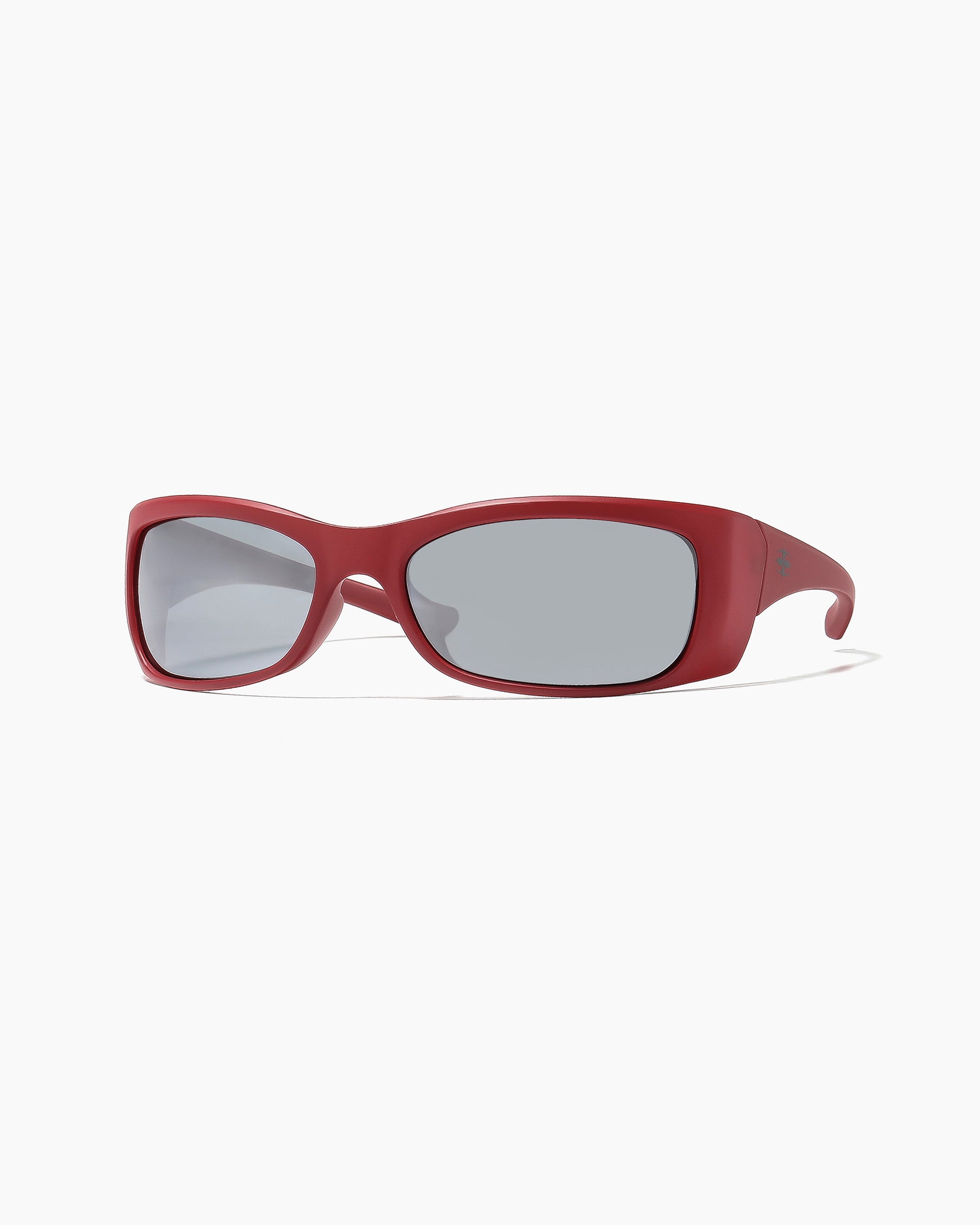SABOTAGE - MATTE DARK RED / BLACK MIRROR POLARISED