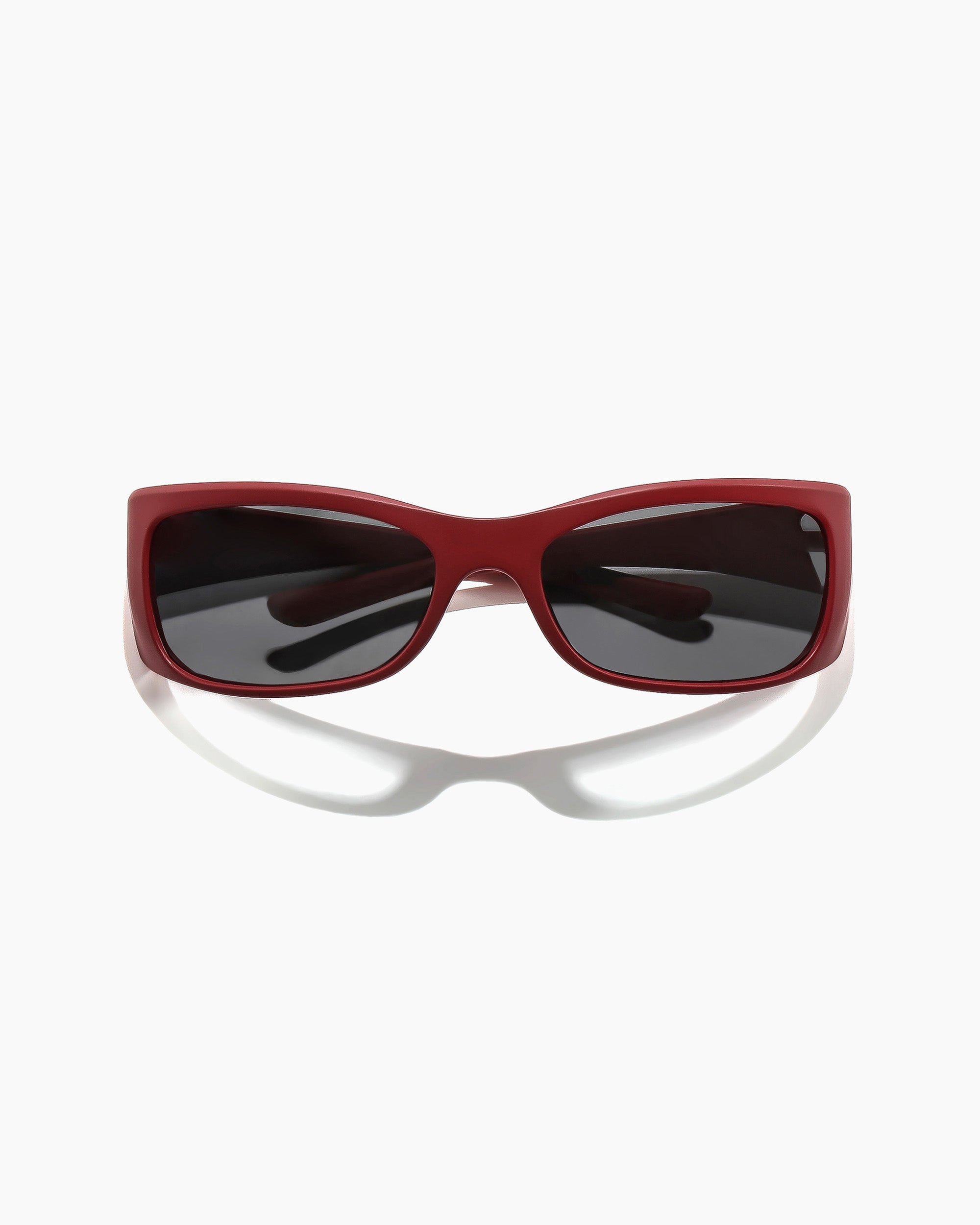 SABOTAGE - MATTE DARK RED / BLACK MIRROR POLARISED