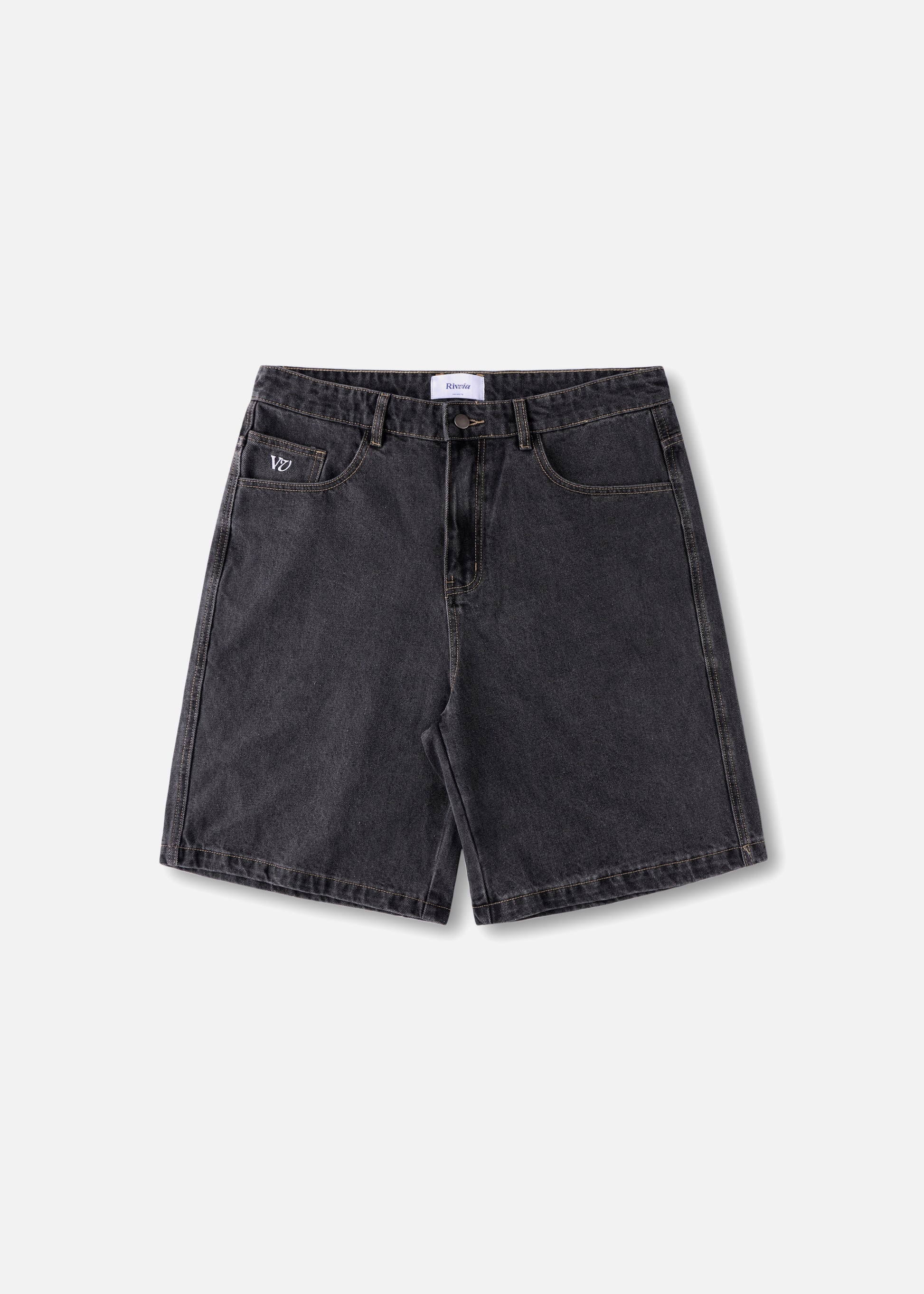 VV Class Denim Short - Worn Black