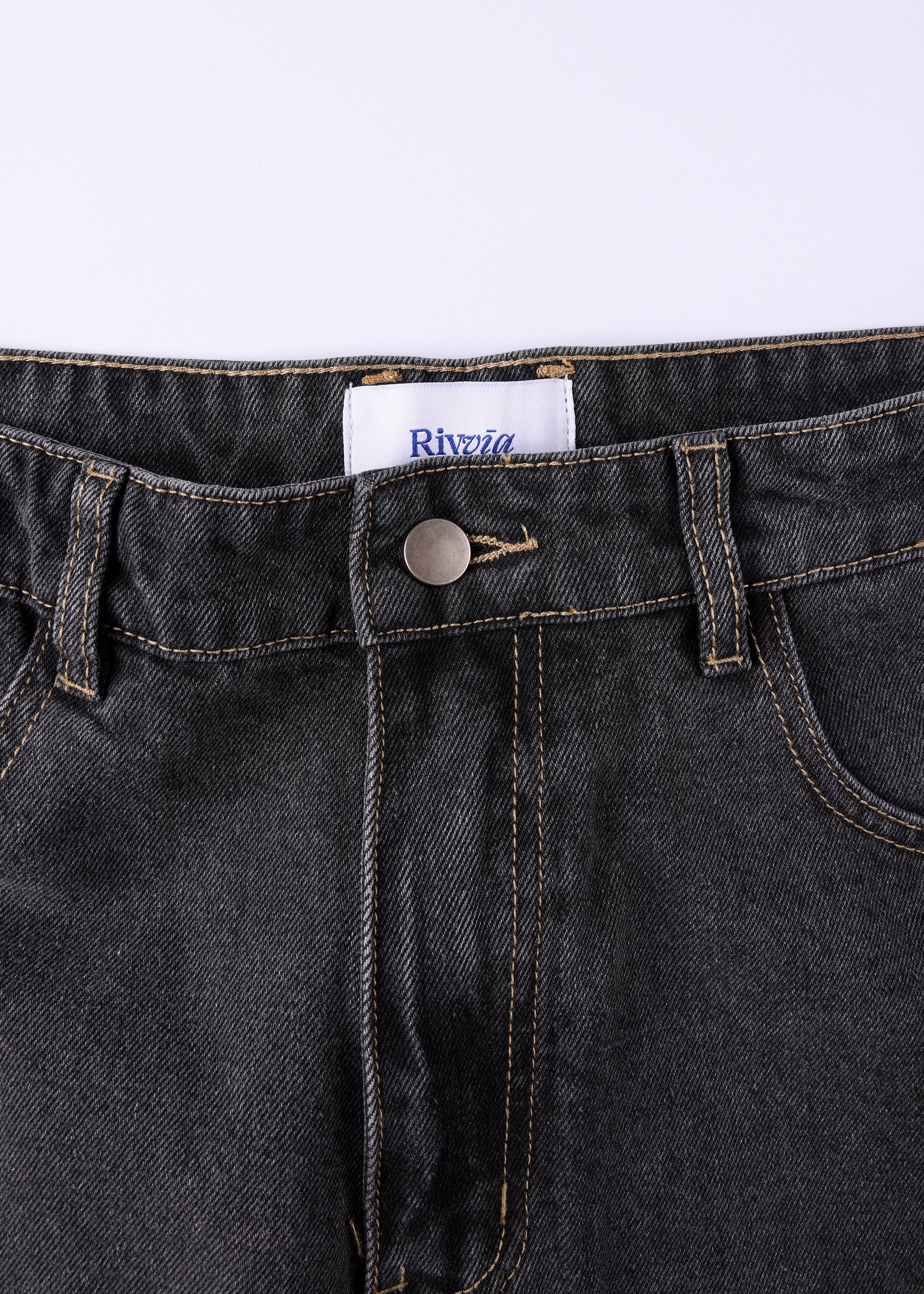 VV Class Denim Short - Worn Black