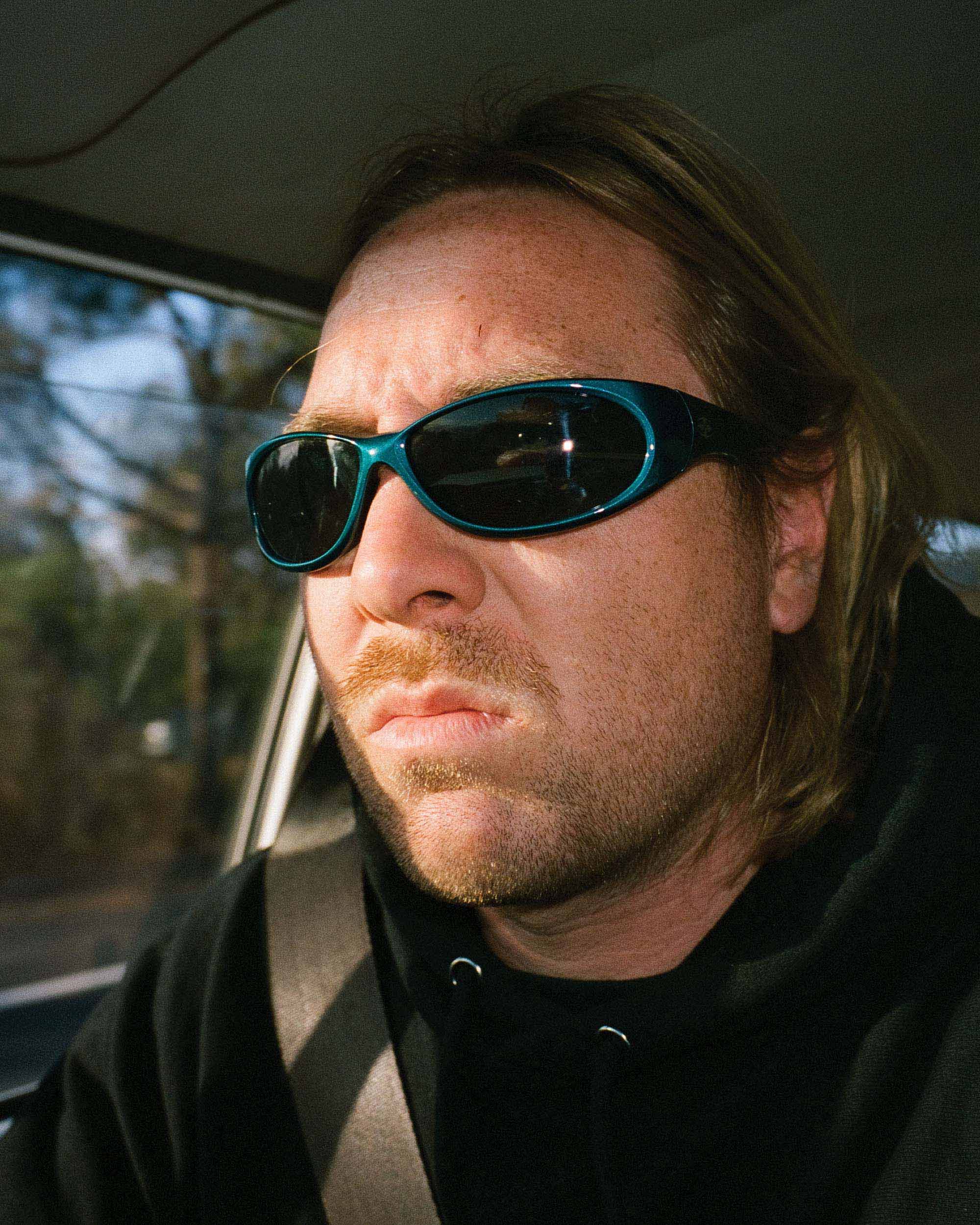 DEMON SPEED - MATTE CHROME / BLUE REFLECTIVE POLARISED