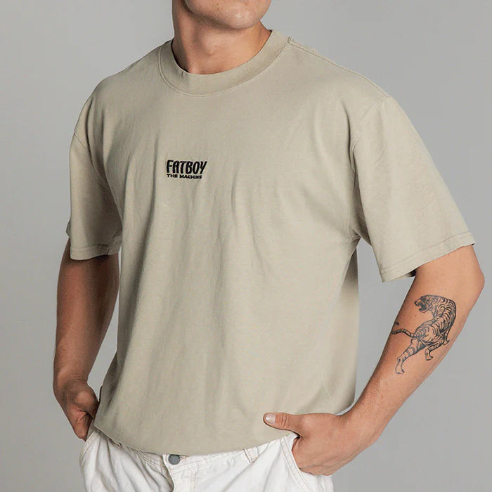 Fatboy Tee - Fatboy Embroidered Sage