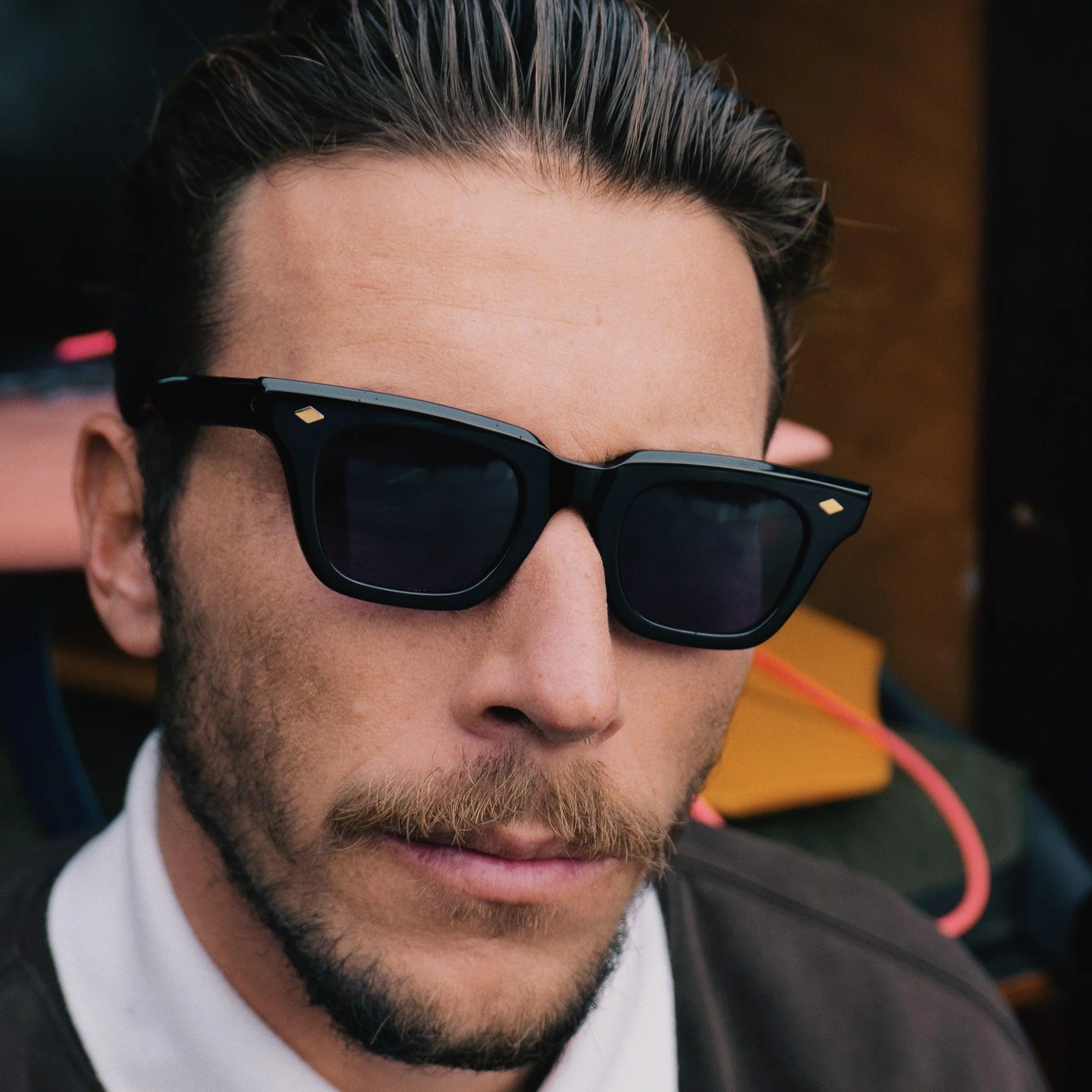 Stereo - Helles Schildpatt poliert / Bronze polarisiert