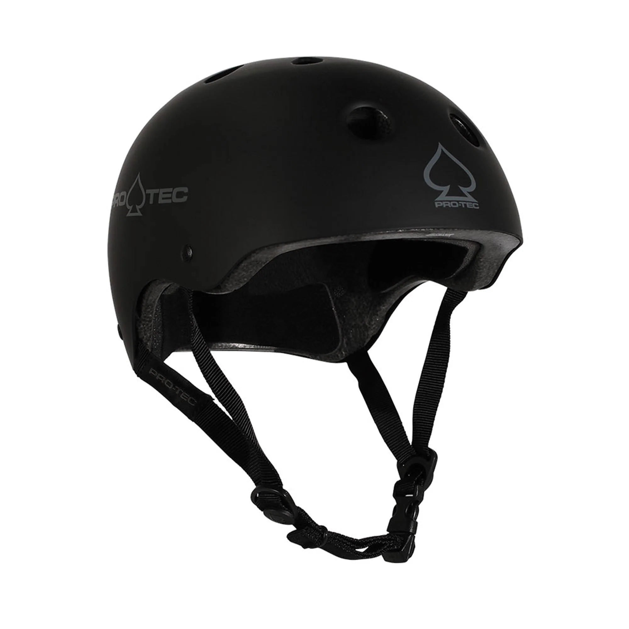 Protec Classic Helmet - Matte Black (Certified)