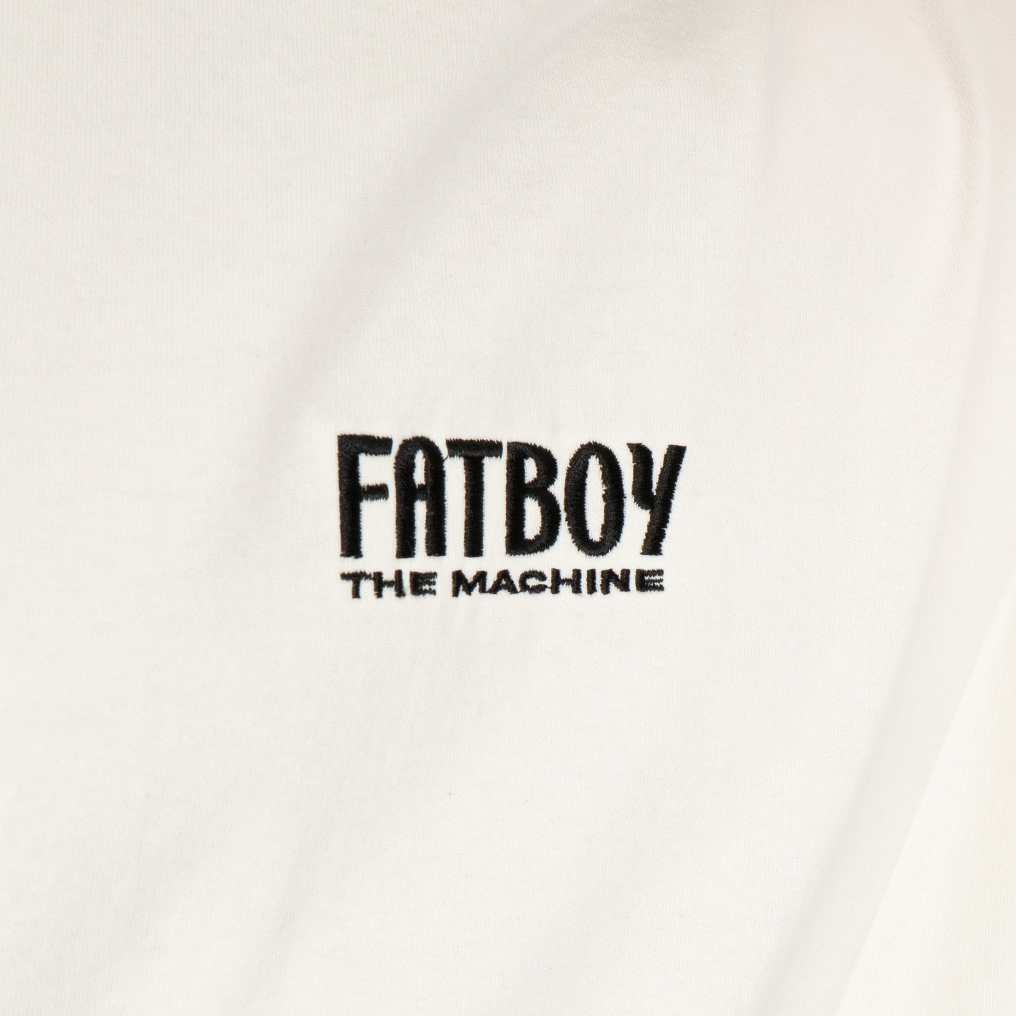 Fatboy Tee - Fatboy Embroidered White