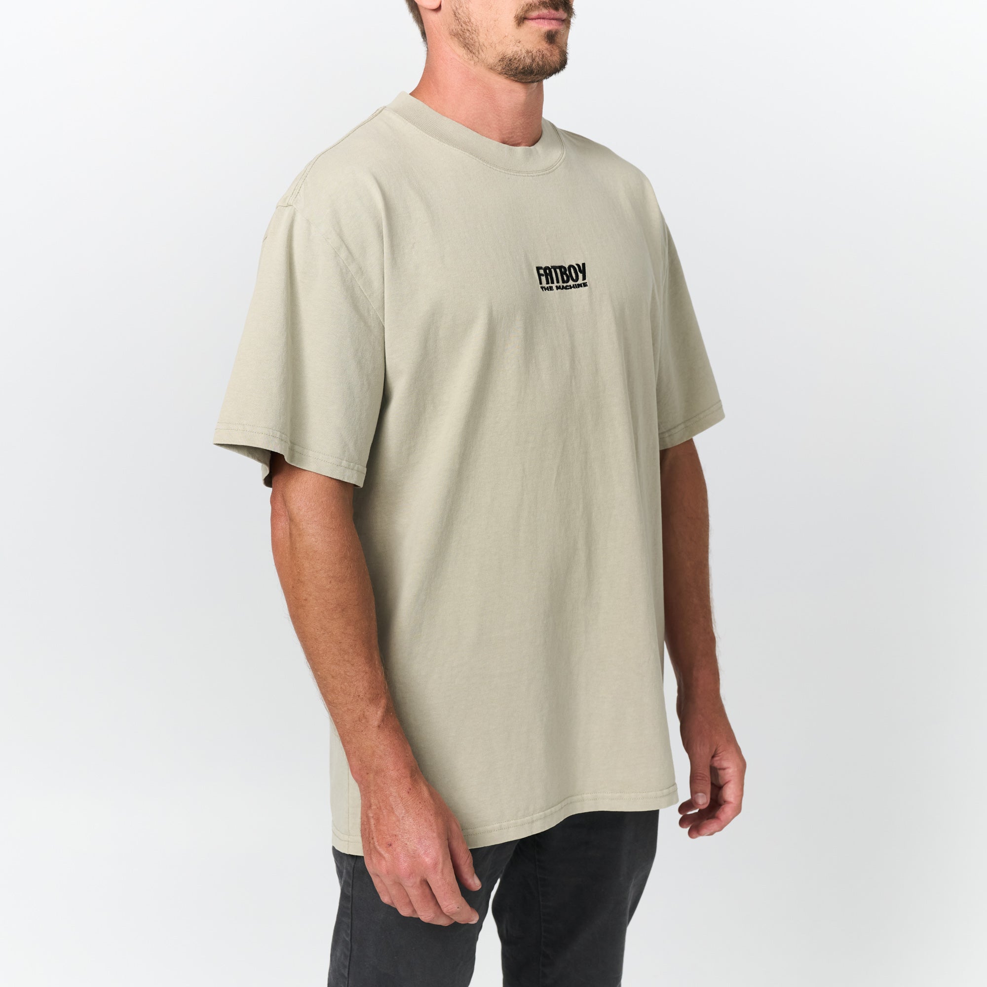 Fatboy Tee - Fatboy Embroidered Sage