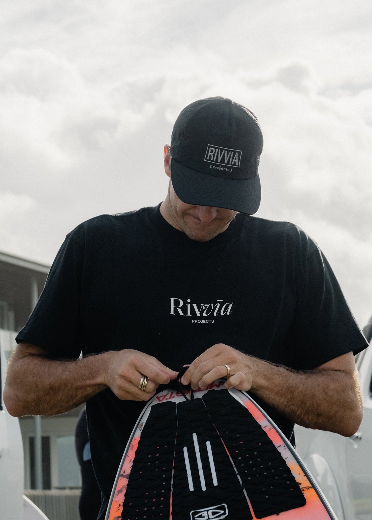 BOX LOGO CAP : BLACK