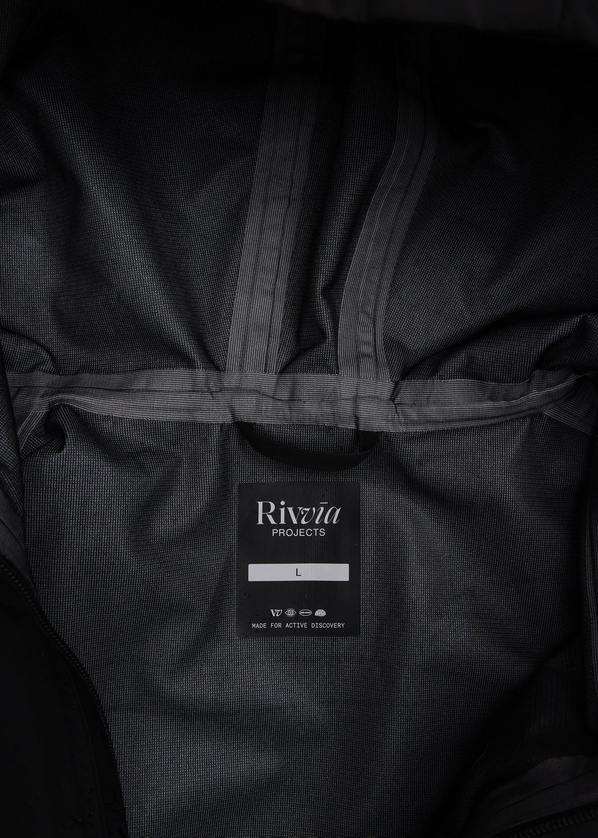 DISCOVERY WATERPROOF JACKET : BLACK