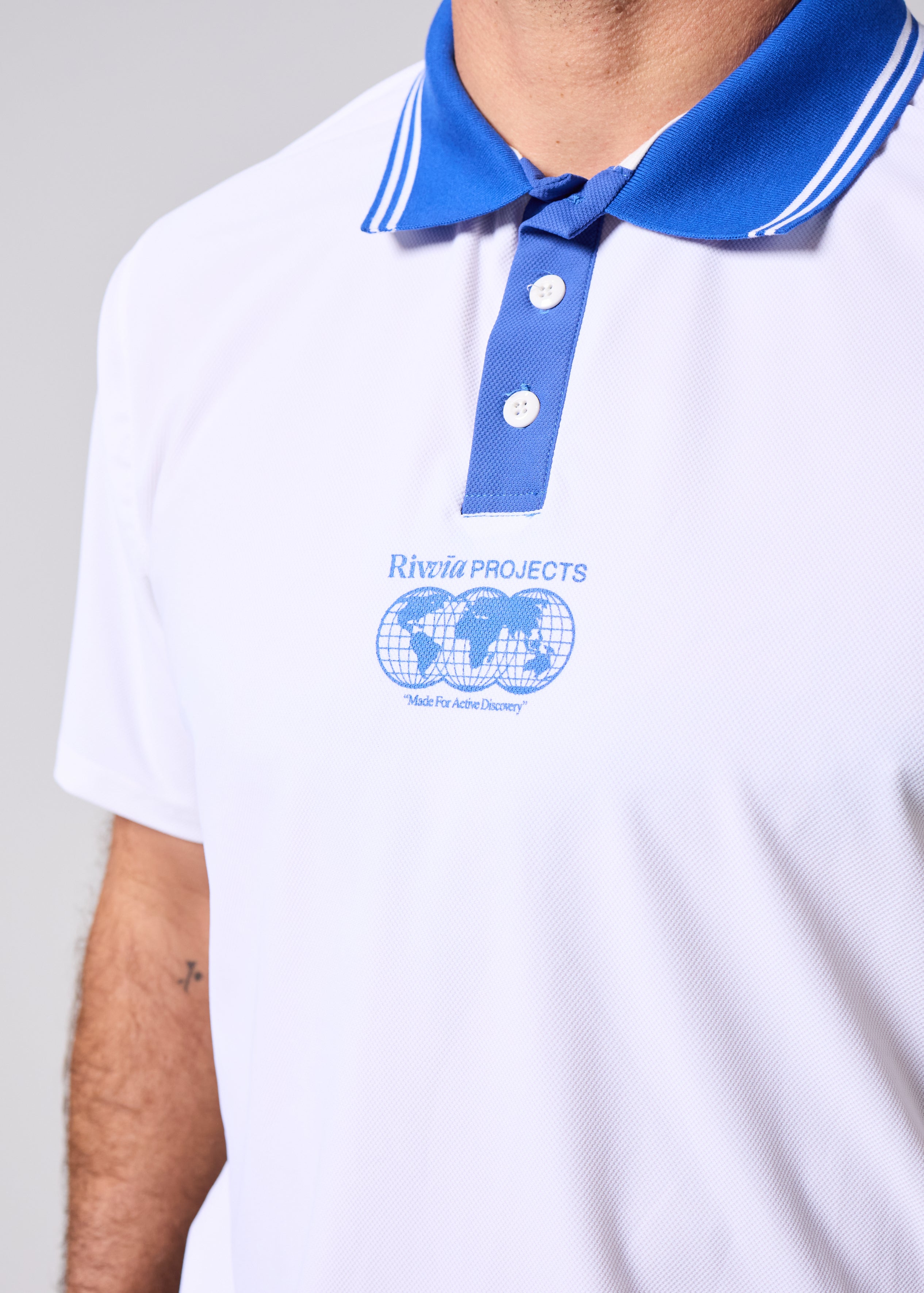 WORLD CONNECTION POLO : WHITE