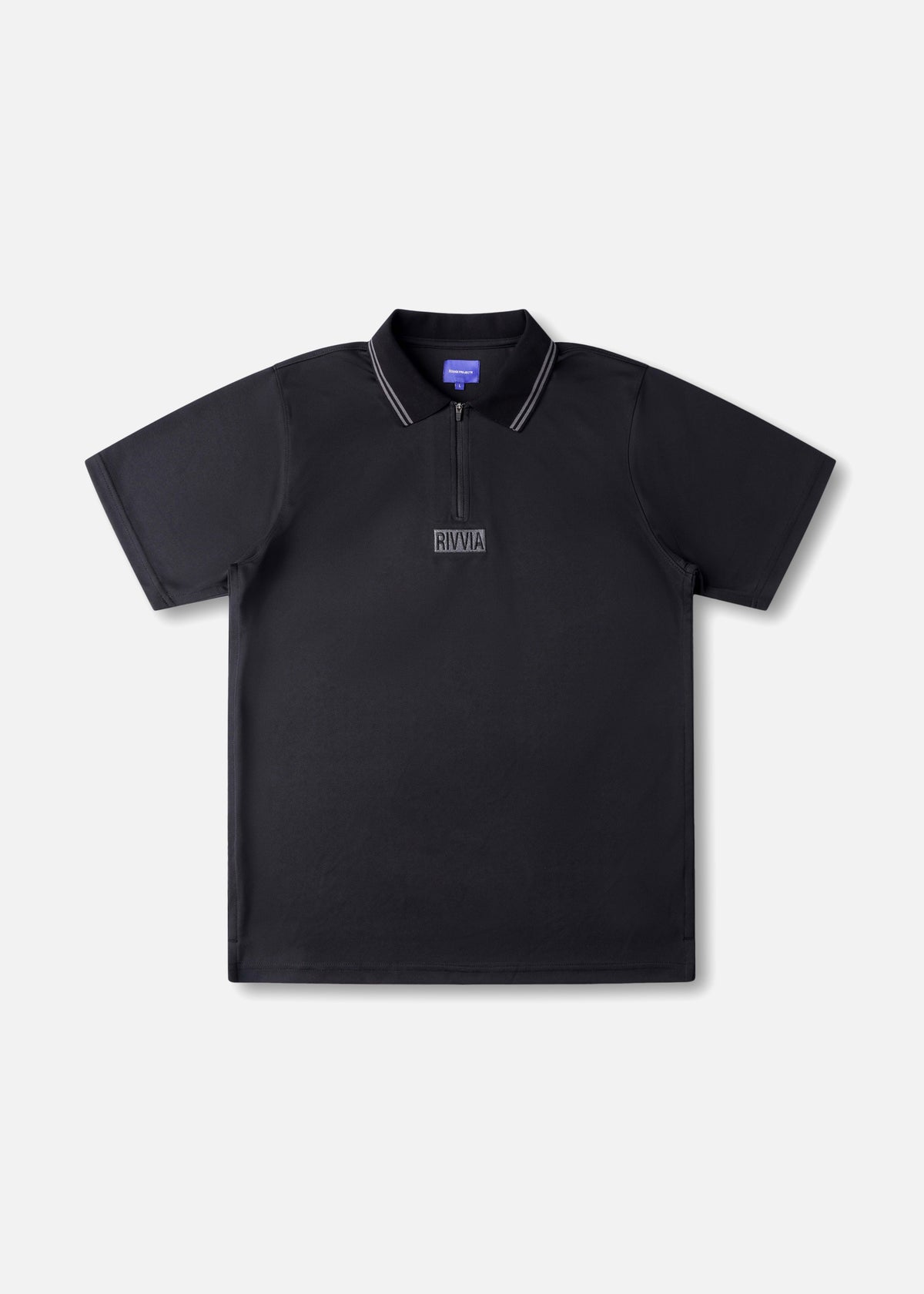 BOX LOGO POLO : BLACK