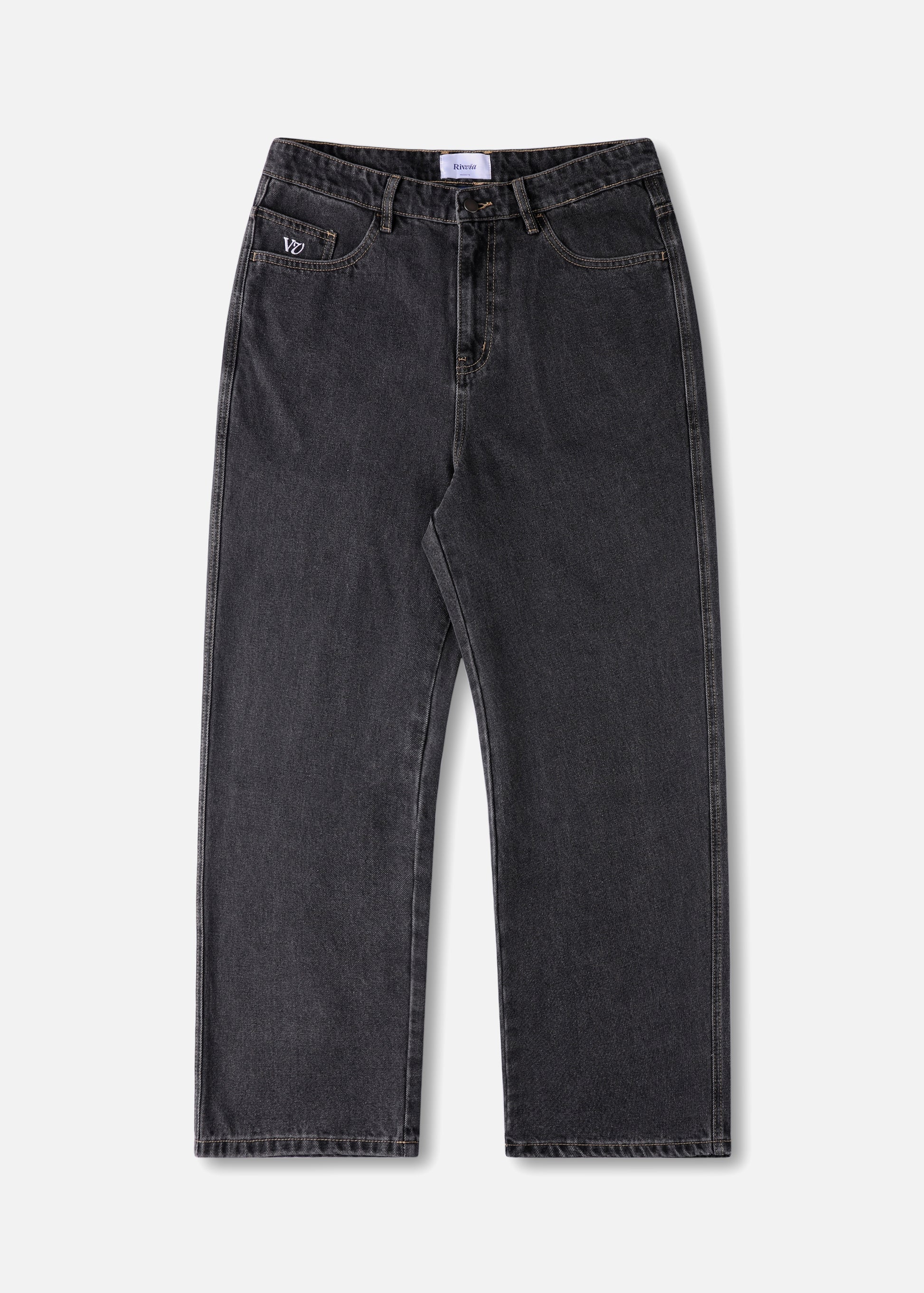 VV Class Denim Pant - Worn Black