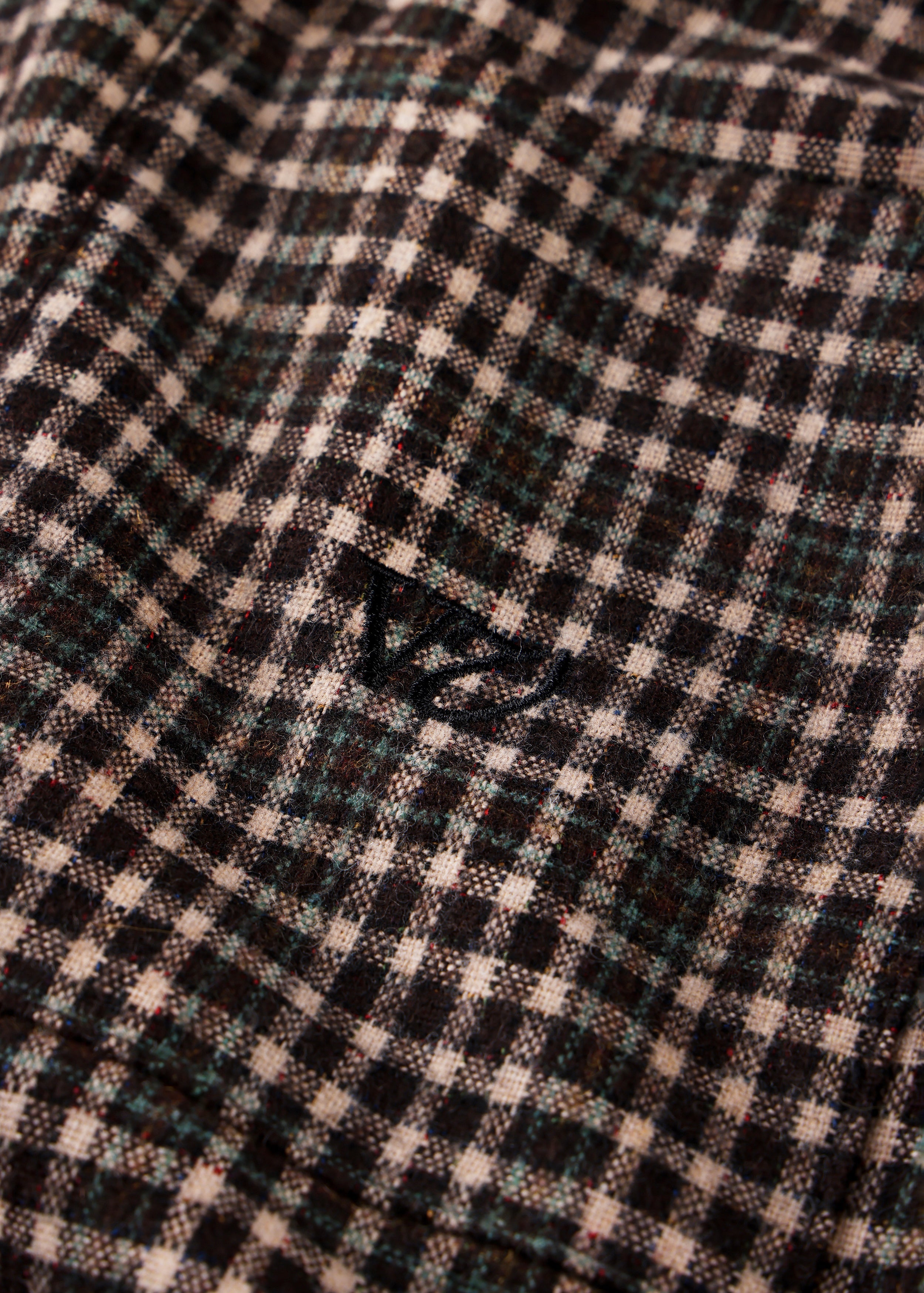 PLAID OFF TRACK SHIRT : BROWN