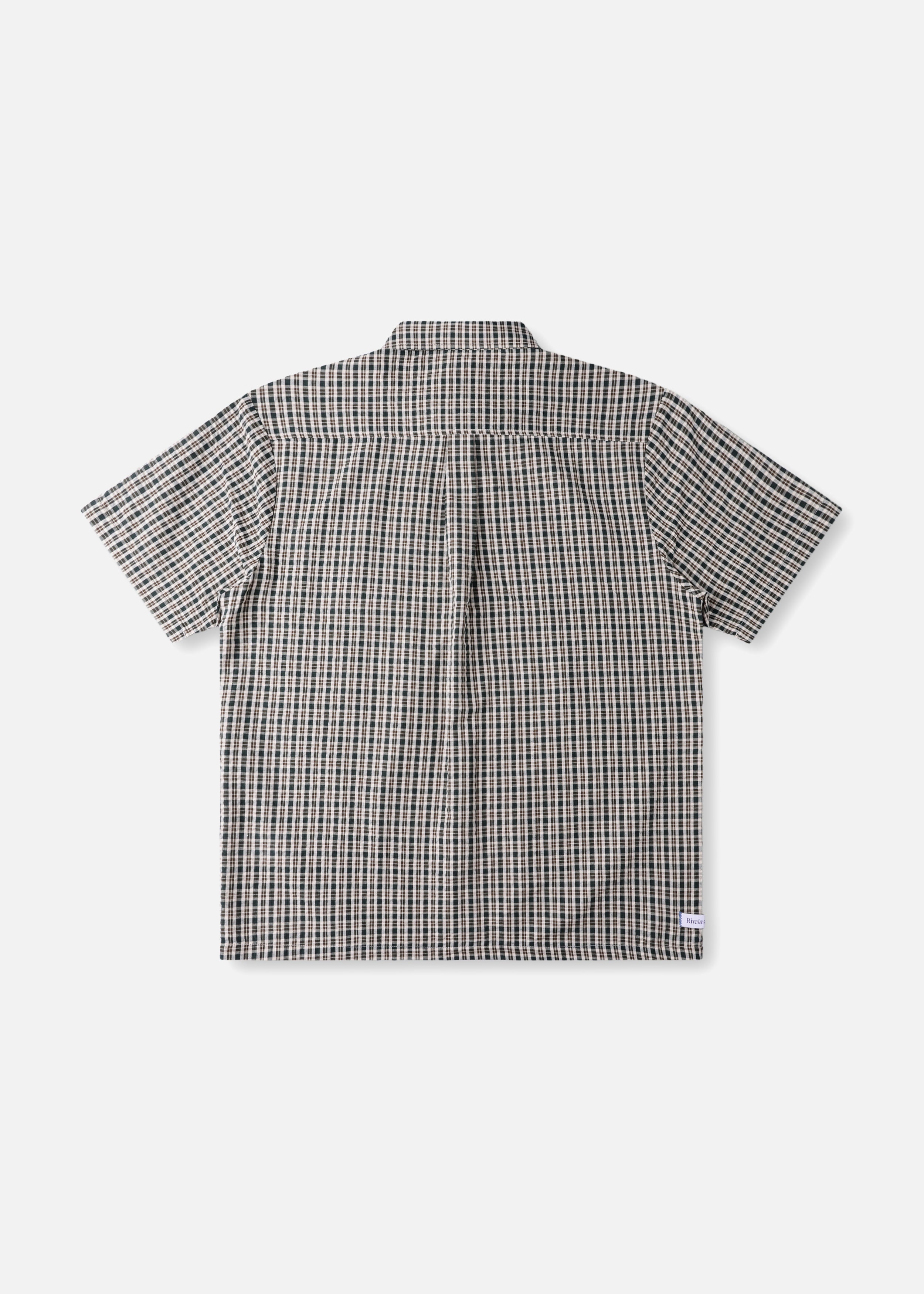 BOX LOGO SS SHIRT : GREEN CHECK
