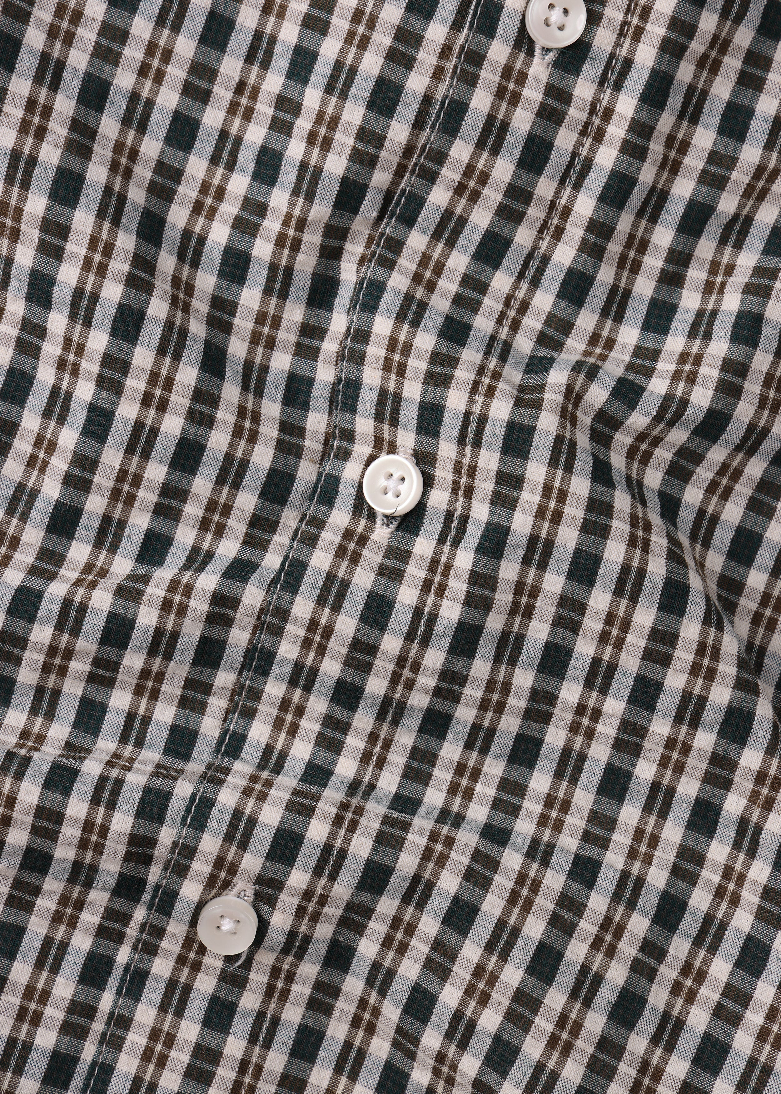BOX LOGO SS SHIRT : GREEN CHECK
