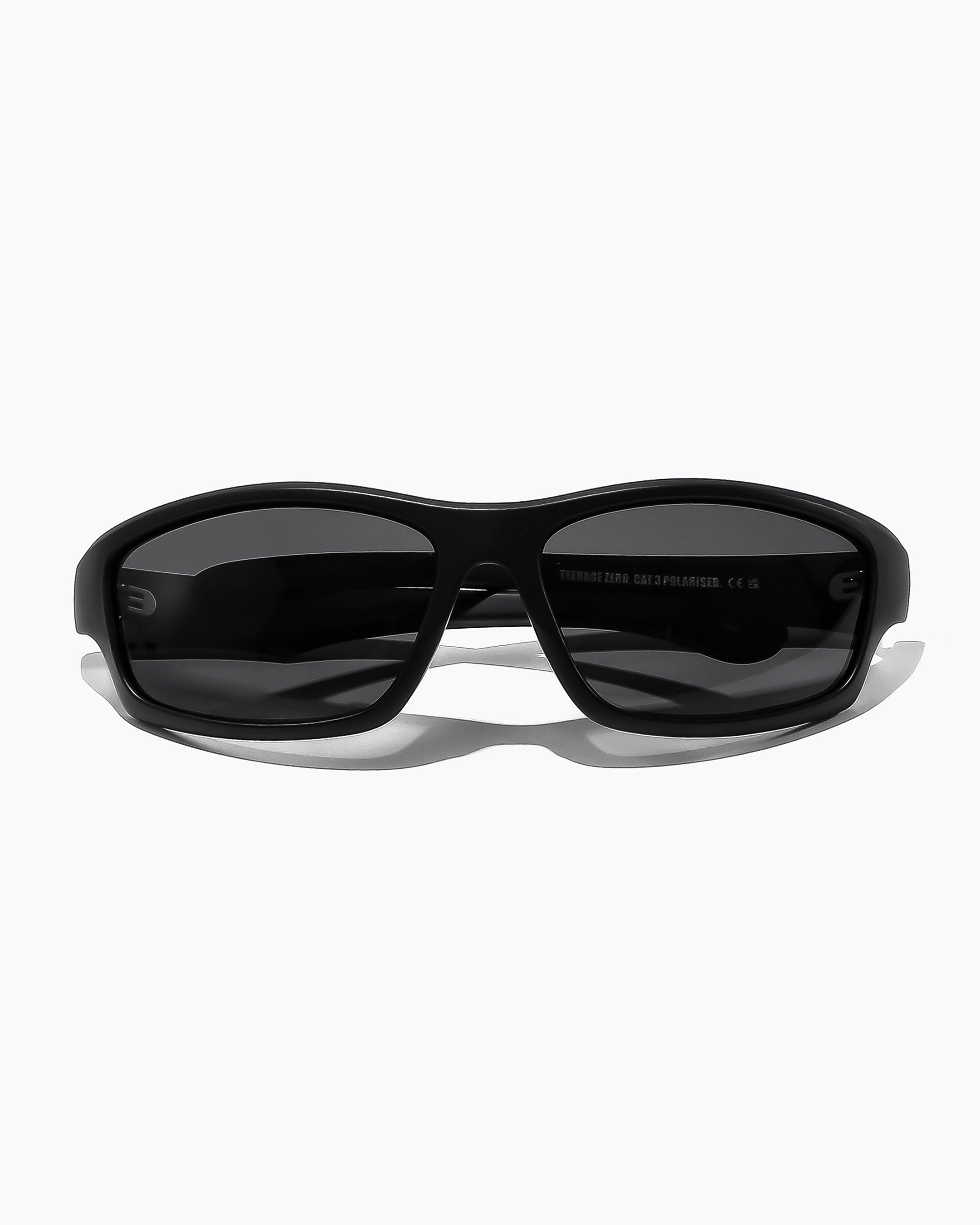 TEENAGE ZERO - MATTE BLACK / BLACK POLARISED