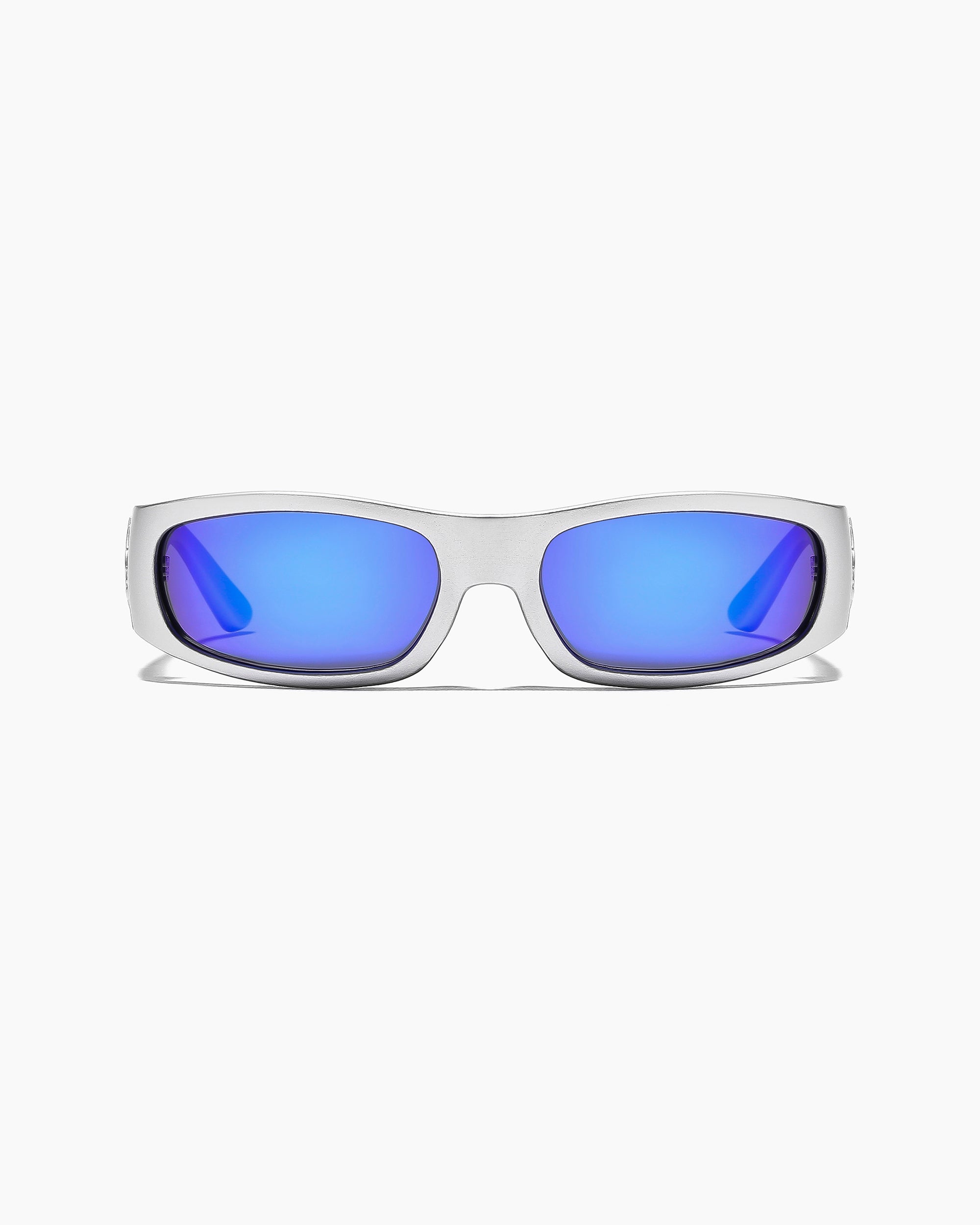 PARASITE - MATTE CHROME / BLUE REFLECTIVE POLARISED
