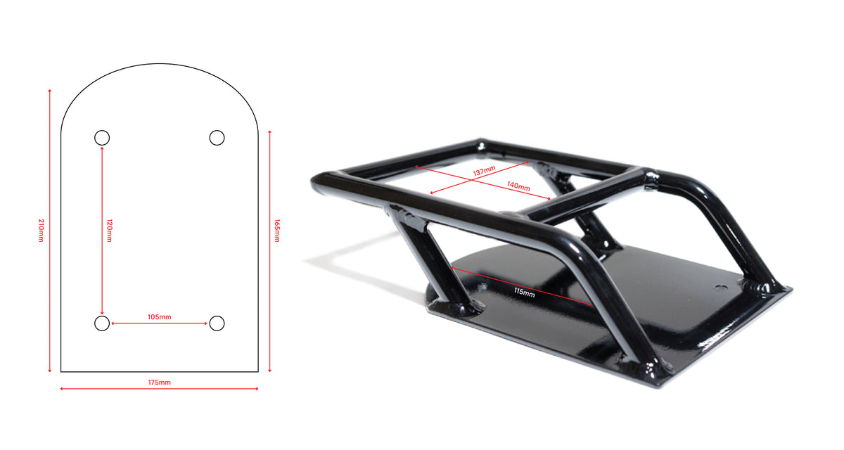 Decorative Rear Adaptor Rear Rack Adapter